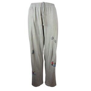 ONLY NY PANTS Washington Sq Park SWEATPANTS  Men’s Sz Large Cotton Chill Lounge